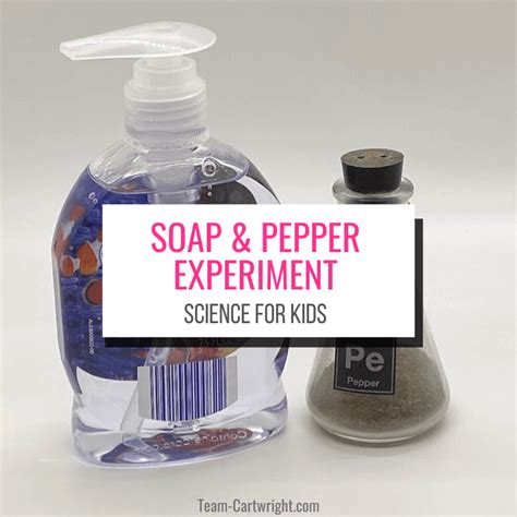 Soap And Pepper Experiment Easy Soap Science Experiment For Kids