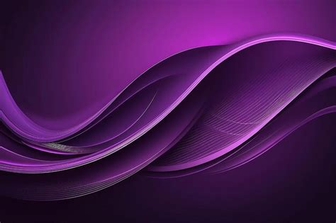 Premium Ai Image Abstract Purple Color Background With Smooth Lines