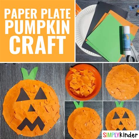 Paper Plate Pumpkin Craft Simply Kinder