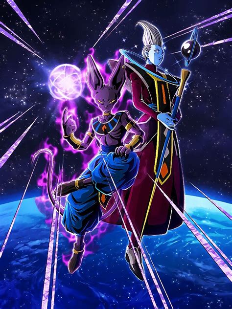 He is accompanied by his martial arts teacher and attendant, whis. Beerus and Whis | Anime dragon ball super, Dragon ball ...