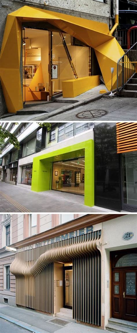 These Are Good Threshold Examples Retail Facade Facade Design