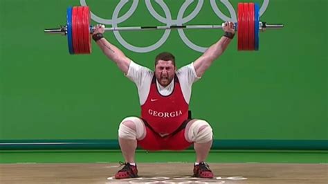 Eddie is no olympic weightlifter. Lasha Talakhadze 215kg Snatch + 258kg Clean and Jerk 2016 ...