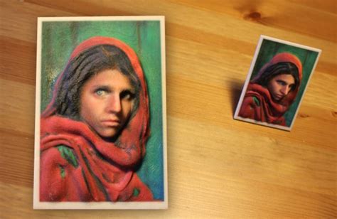 Turkish Artist Reproduce Iconic Image Of Afghan Girl Sharbat Gula In