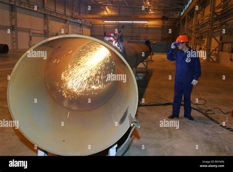 The Oao Chelyabinsk Tube Rolling Plant Stock Photo Alamy