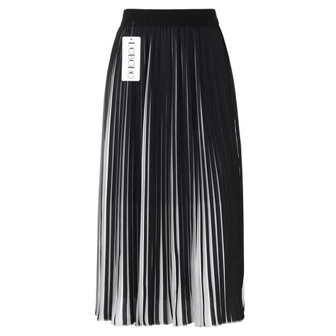 Casual Pleated Skirts Womens Spring 2018 New Fashion Chiffon Long Skirt