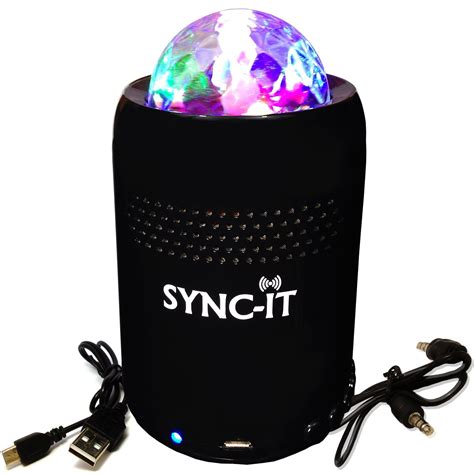 Sync It Bluetooth Portable Wireless Party Speaker With Light Show