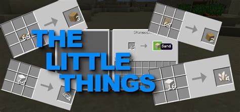 The Little Things Uncrafted Bedrock 116 Realms Support Minecraft Mod