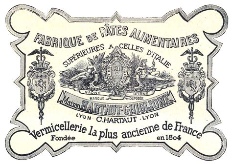 Free Vintage Clip Art Beautiful French Label The