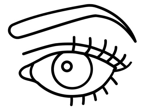 Coloring Pages About Eyes