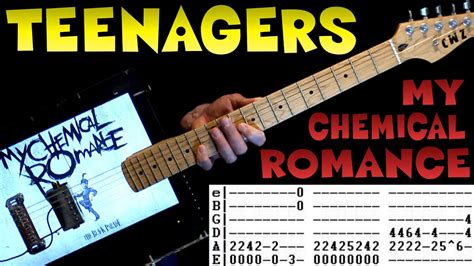 My Chemical Romance Teenagers Guitar Lesson Guitar Tabs Guitar