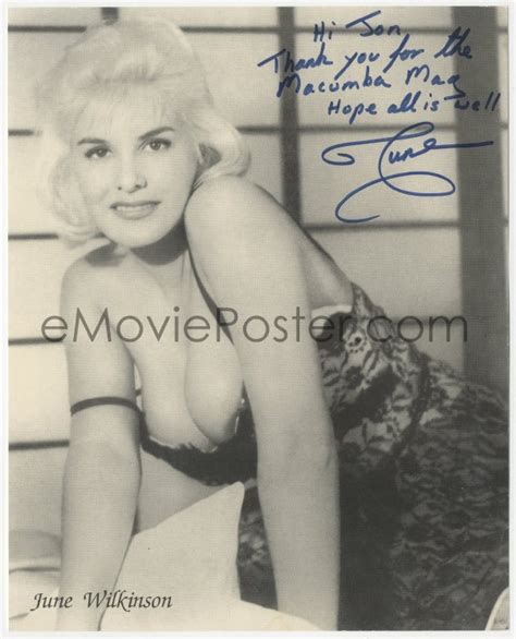EMoviePoster Com Image For X JUNE WILKINSON Signed X Publicity Still S By June