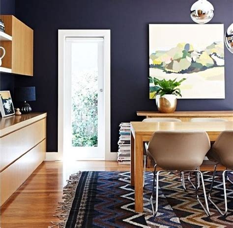 Midnight Blue Walls Are A Softer Version Of Charcoal Pretty With