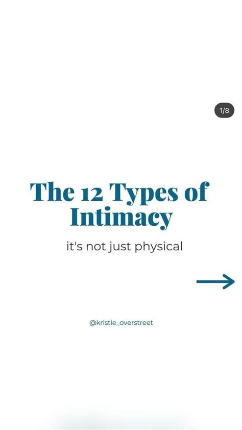 The 12 Types Of Intimacy Its Not Just Physical Healthy Relationship Advice Relationship