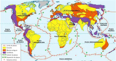 Recomendar Bajo T A Placas Tectonicas Mapa Planisferio Isla Malet N