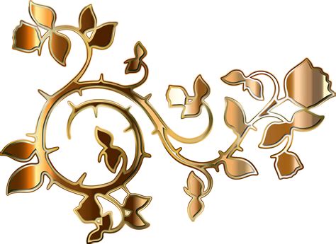 Free Gold Roses Cliparts Download Free Gold Roses Cliparts Png Images