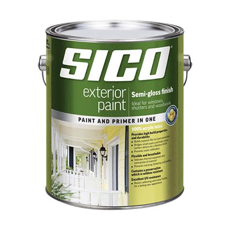 Sico Exterior Paint Acylic Semi Gloss Series 817 White 378 L