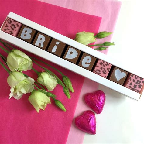 Personalised Chocolates For Wedding Favours By Chocolate By Cocoapod