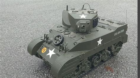 21st Century Toys 16 Scale Rc M5 Stuart Tank Youtube