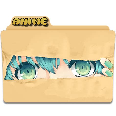 Anime Folder Icon By Sempaisamura On Deviantart