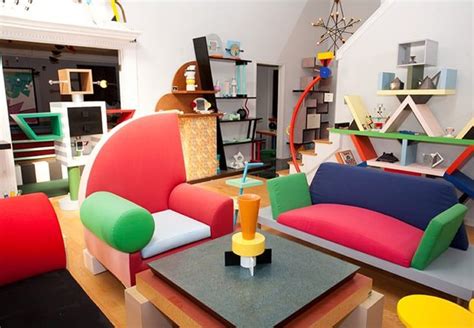 A Living Room Filled With Lots Of Colorful Furniture