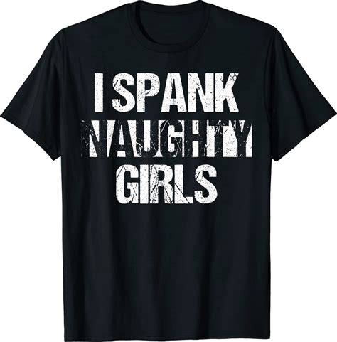 i spank naughty girls bdsm bondage kinky dominant master t shirt amazon fr vêtements et