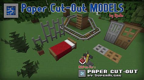 Paper Cut Out Models V30 Add On Minecraft Texture Pack