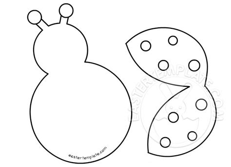 Ladybug Stencil Pattern