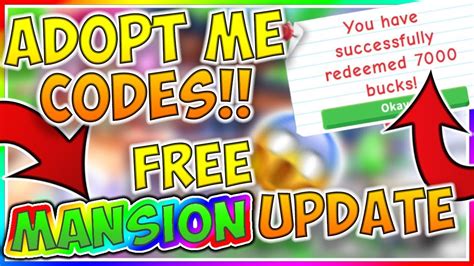 Don't wait any longer and get the rewards you deserve as soon as possible. Adopt Me Roblox Codes 2019 Free Robux Codes November 2018 ...
