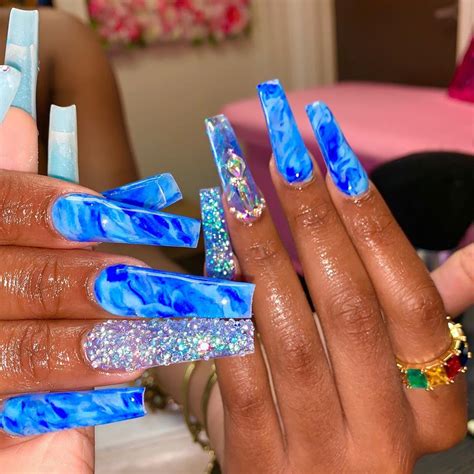 Acrylic nails are popular not only for the way they look but also for how hard the nail becomes the chemical reaction process. Pin on Nails
