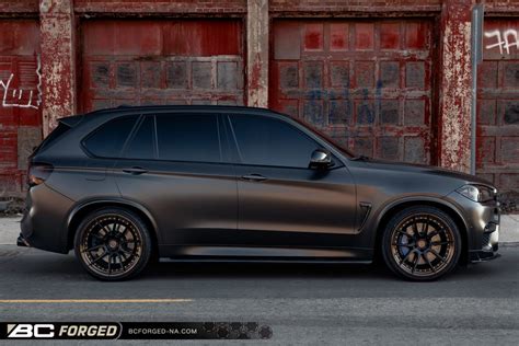 Bmw X5m F85 Black With Bc Forged Hca162s Aftermarket Wheels Wheel