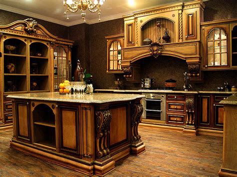 Check spelling or type a new query. Antique Cherry Wood Kitchen Cabinet Designs With Evident ...