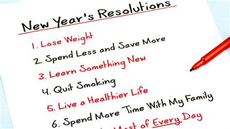 200 New Years Resolution Ideas For Work And Personal Growth
