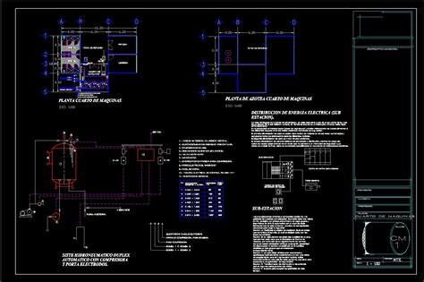 Engine Room Dwg Block For Autocad Designs Cad