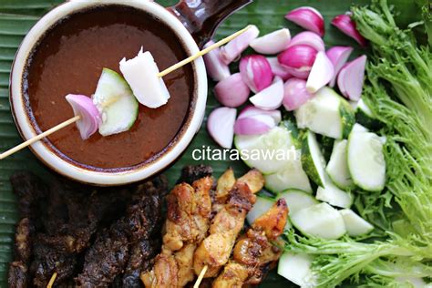 Resepi kek belacan sarawak (kukus). Satay, Nasi Himpit, Kuah Kacang yang sangat Sedap ~ Resepi ...