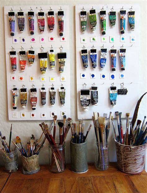 Nailed It My Version Of A Paint Organizing Board I First Saw Here On