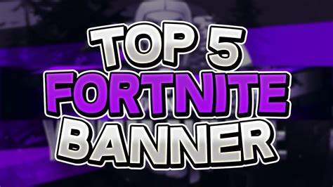 Top 5 Free Fortnite Banner Template 1 Free Download Photoshop Youtube