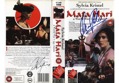 Mata Hari 1985 On Video Collection United Kingdom Vhs Videotape