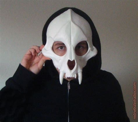 Big Cat Skull Mask Costuming Red Nebula Studios