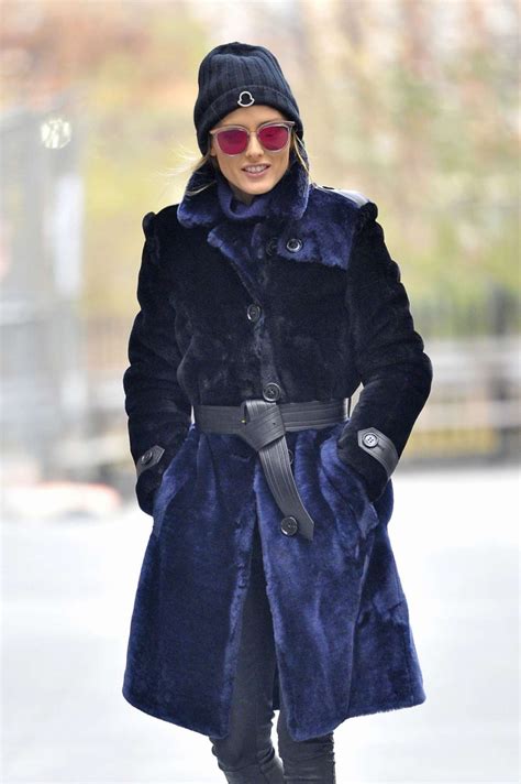 Olivia Palermo In Fur Coat Out In New York 10