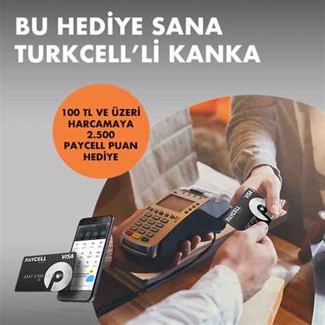 Paycell le Paycell Kart ile Turkcelllilere Özel 100 TL ve Üzeri