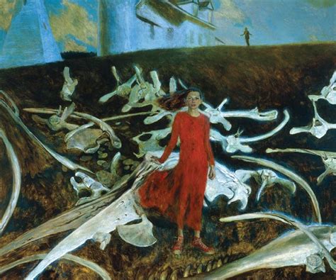 The Bones Of A Whale By Jamie Wyeth 2006 Oil 60 X 72