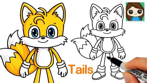 How To Draw Tails Easy Sonic The Hedgehog Social Useful Stuff