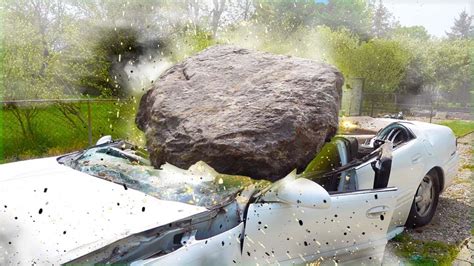 Meteorite Hits Her Car Reaction Youtube