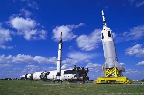 the rocket park at the lyndon b johnson space center in houston texas johnson space center