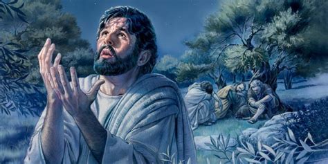 Jesus Prays In The Garden Of Gethsemane In 2020 Jesus Praying Garden