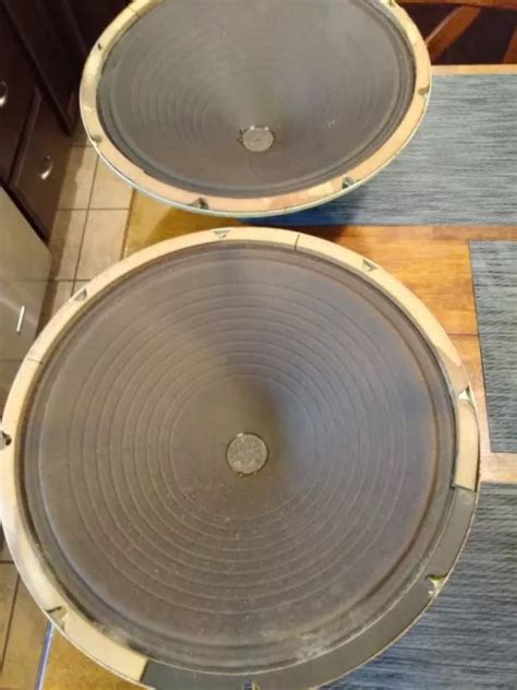 Vintage Late 50 S Magnavox 15 Inch Alnico Speakers Woofers From Console Tested 35 00 Picclick