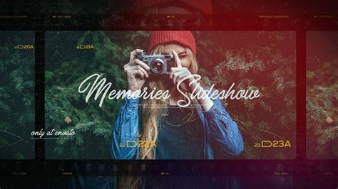 Memories Slideshow After Effects Template Youtube