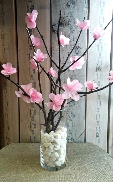 Tissue Paper Japanese Blossom Tree By Simplycraftedflorals
