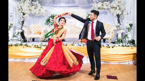 bride and groom dance rohit weds rupa 2019 nepali wedding youtube