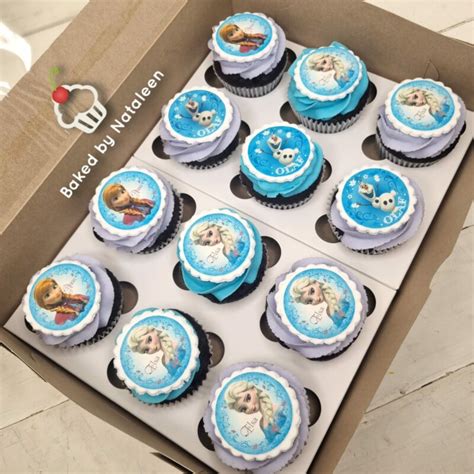 Frozen Themed Cupcakes Baked By Nataleen